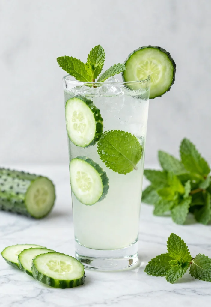 10 Easy Healthy Juice Recipes That Taste Like a Dream (You Won't Believe #5!) - 3. Refreshing Cucumber Mint Cooler 1