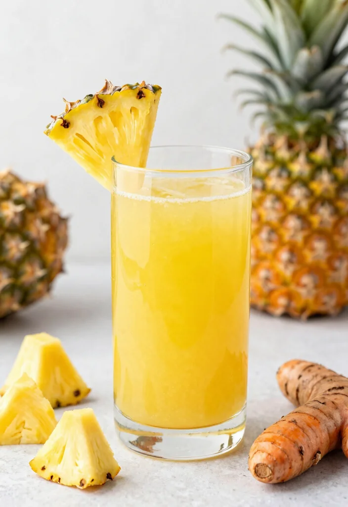 10 Easy Healthy Juice Recipes That Taste Like a Dream (You Won't Believe #5!) - 9. Pineapple Turmeric Bliss 1