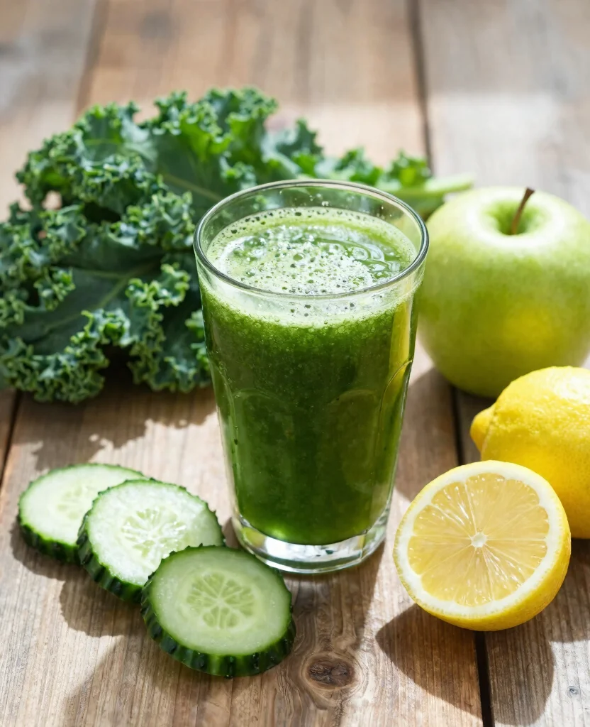15 Cold Pressed Juice Recipes For Your Slow Juicer - 1. Zesty Green Detox Juice 1