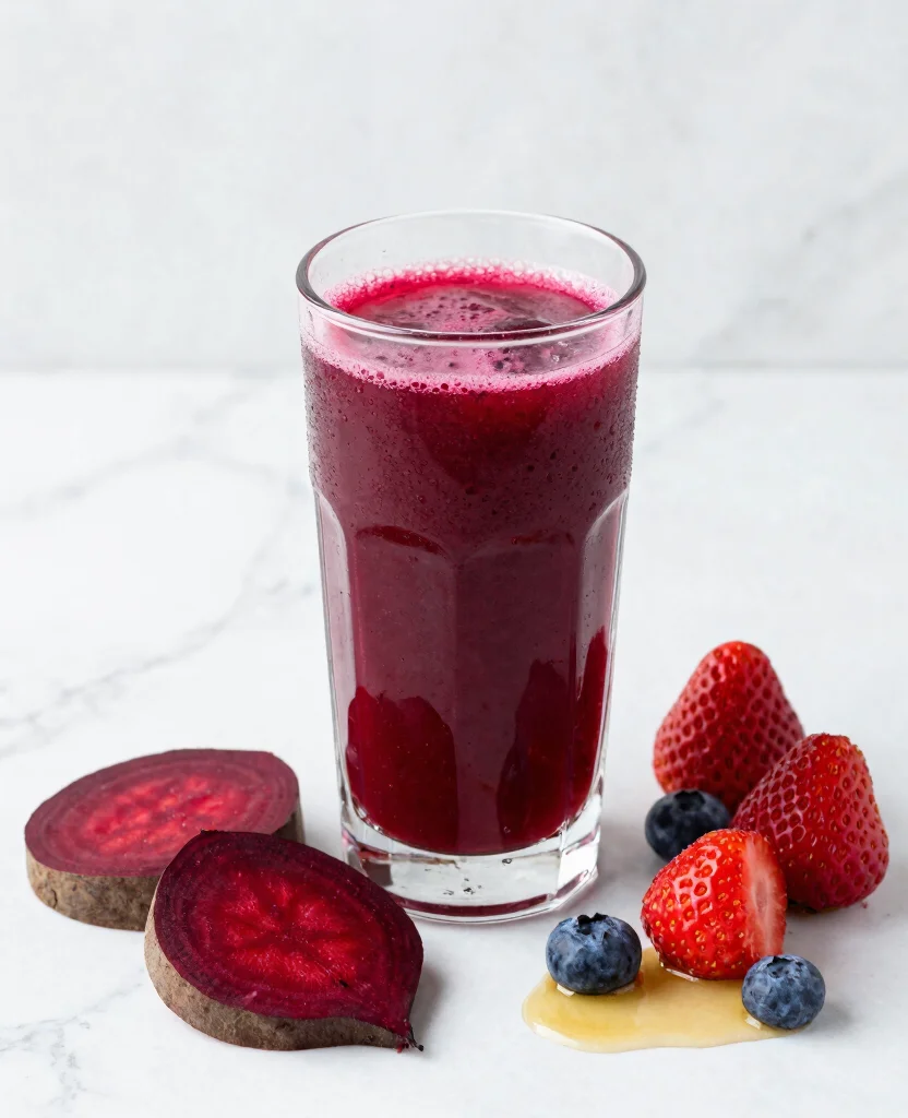 15 Cold Pressed Juice Recipes For Your Slow Juicer - 3. Berry Beet Boost 1