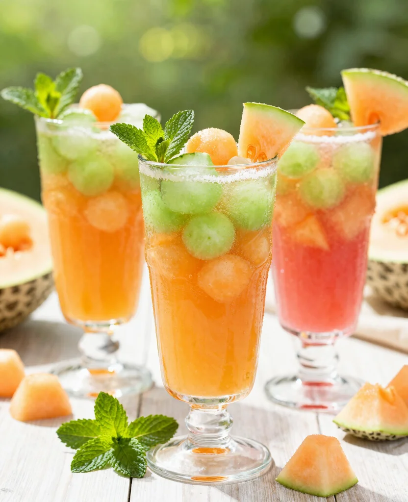 15 Fresh Fruit Juice Recipes For Hot Summer Days - 13. Melon Medley Juice 1