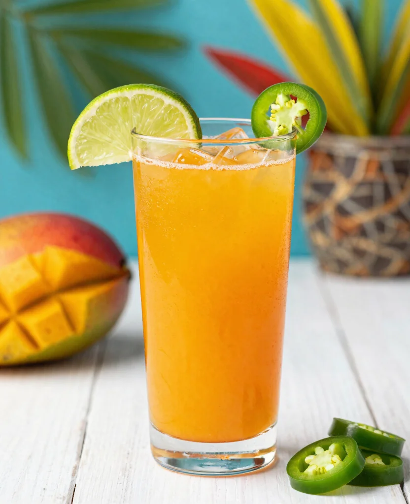 15 Fresh Fruit Juice Recipes For Hot Summer Days - 15. Spicy Mango Salsa Juice 1