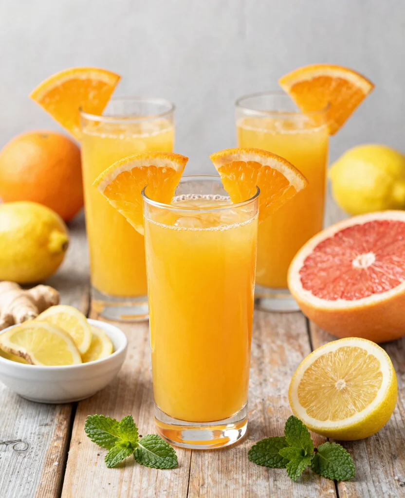 15 Fresh Fruit Juice Recipes For Hot Summer Days - 3. Citrus Zinger Juice 1