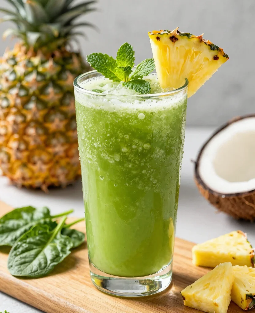 15 Heart Healthy Juice Recipes You Need To Try - 1. Tropical Green Delight 1