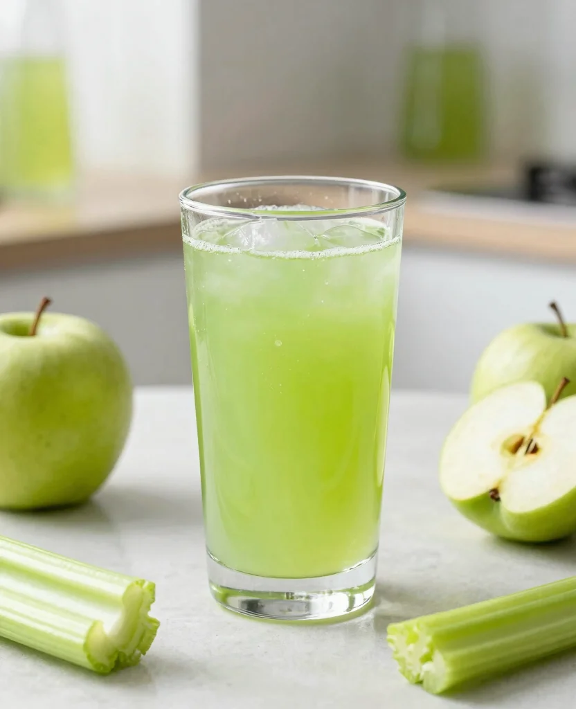 15 Heart Healthy Juice Recipes You Need To Try - 10. Apple Celery Refresher 1