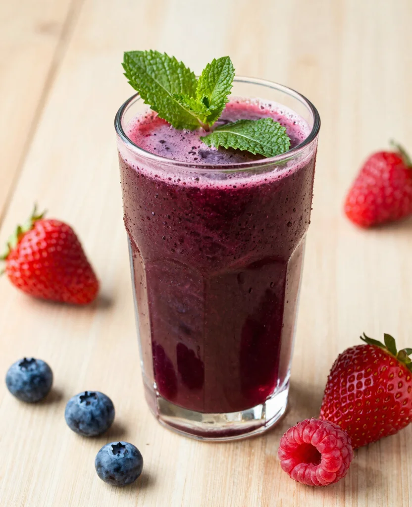 15 Heart Healthy Juice Recipes You Need To Try - 4. Berry Heart Boost 1