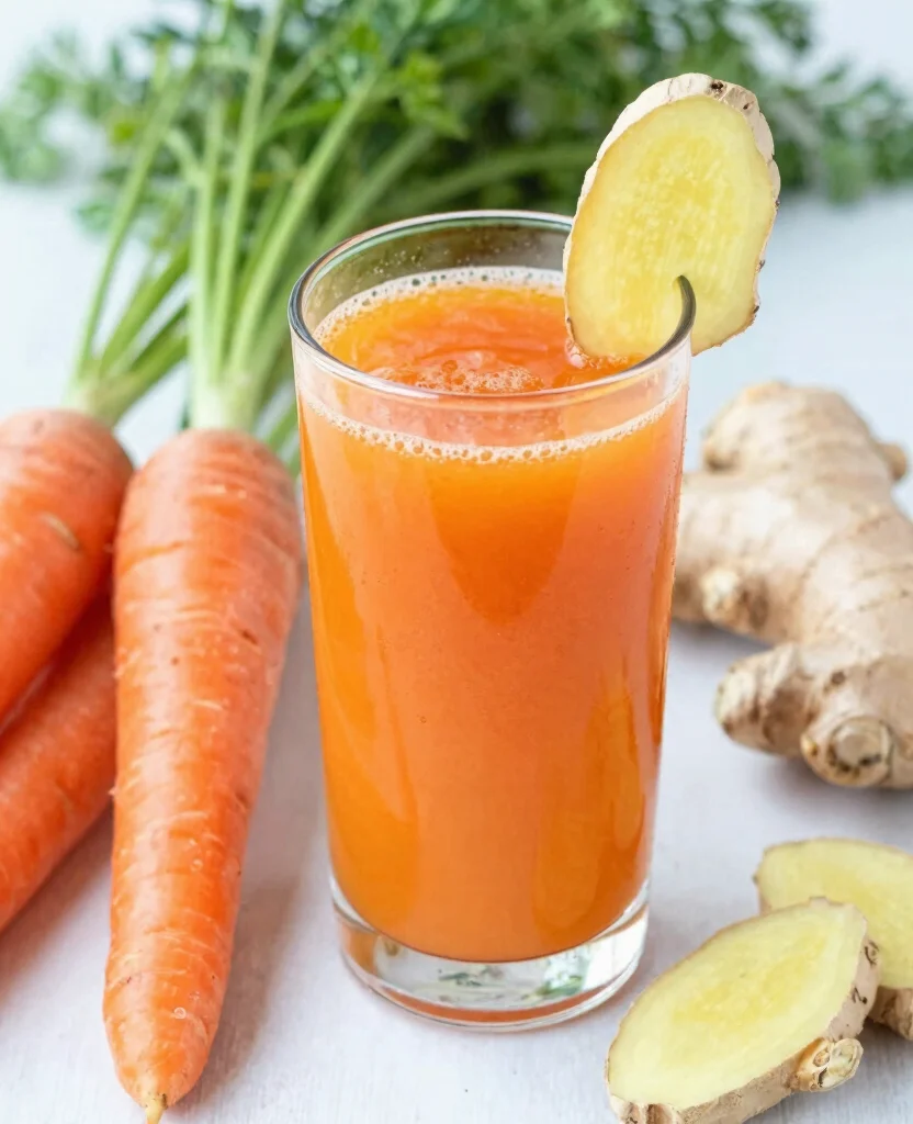 15 Heart Healthy Juice Recipes You Need To Try - 8. Sweet Carrot Ginger Zing 1