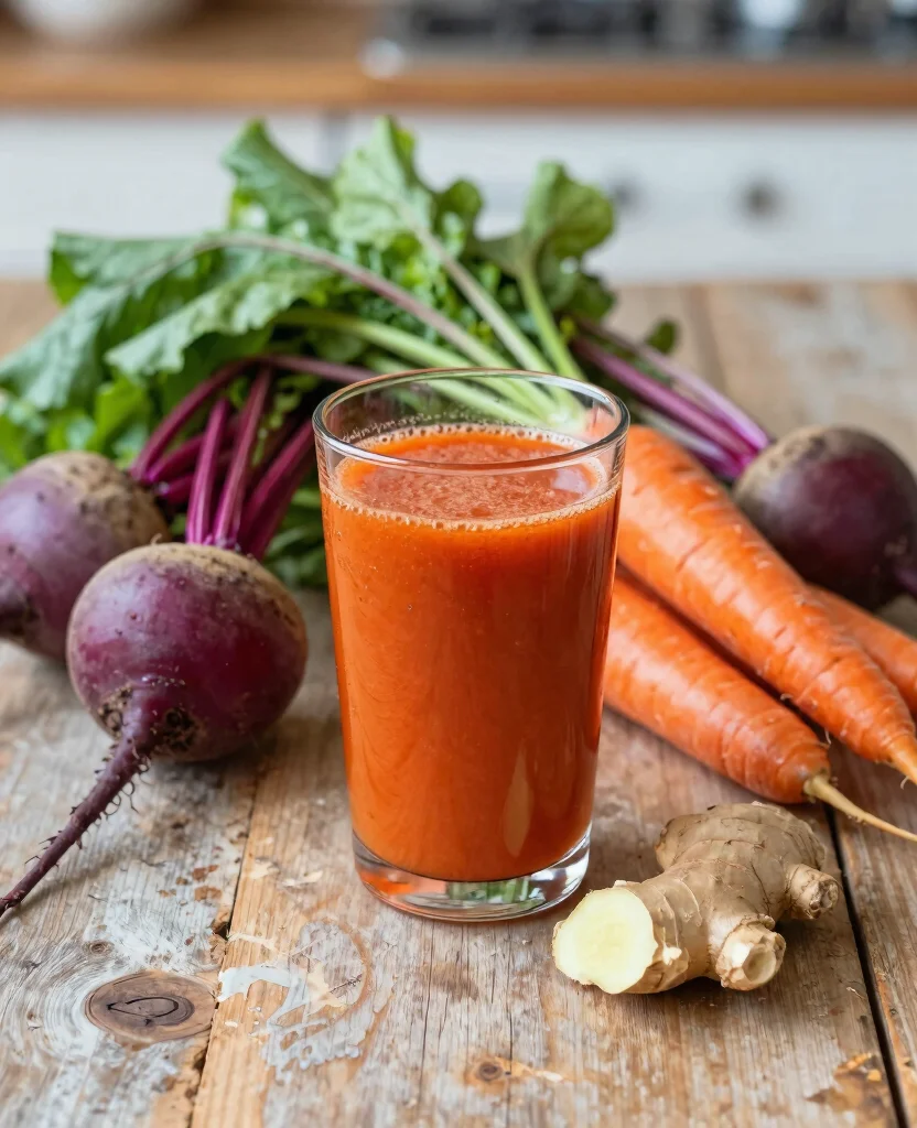 15 Iron Boosting Juice Recipes Ideal For Low Iron - 2. Beet and Carrot Blend 1