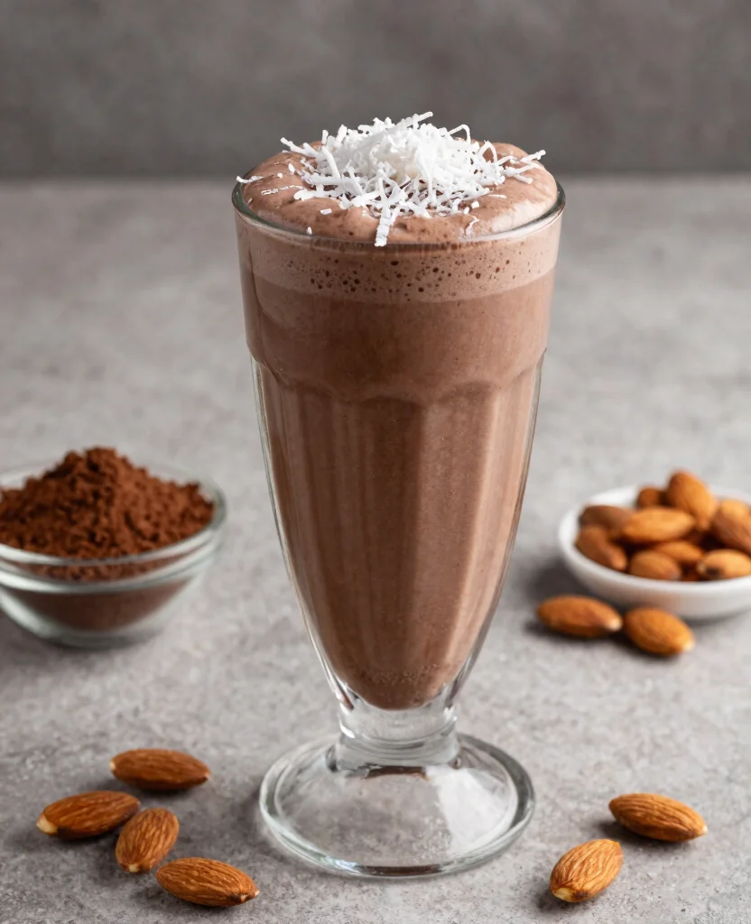 15 Juice It Up Recipes Smoothies You Can Copy At Home - 14. Almond Joy Smoothie 1