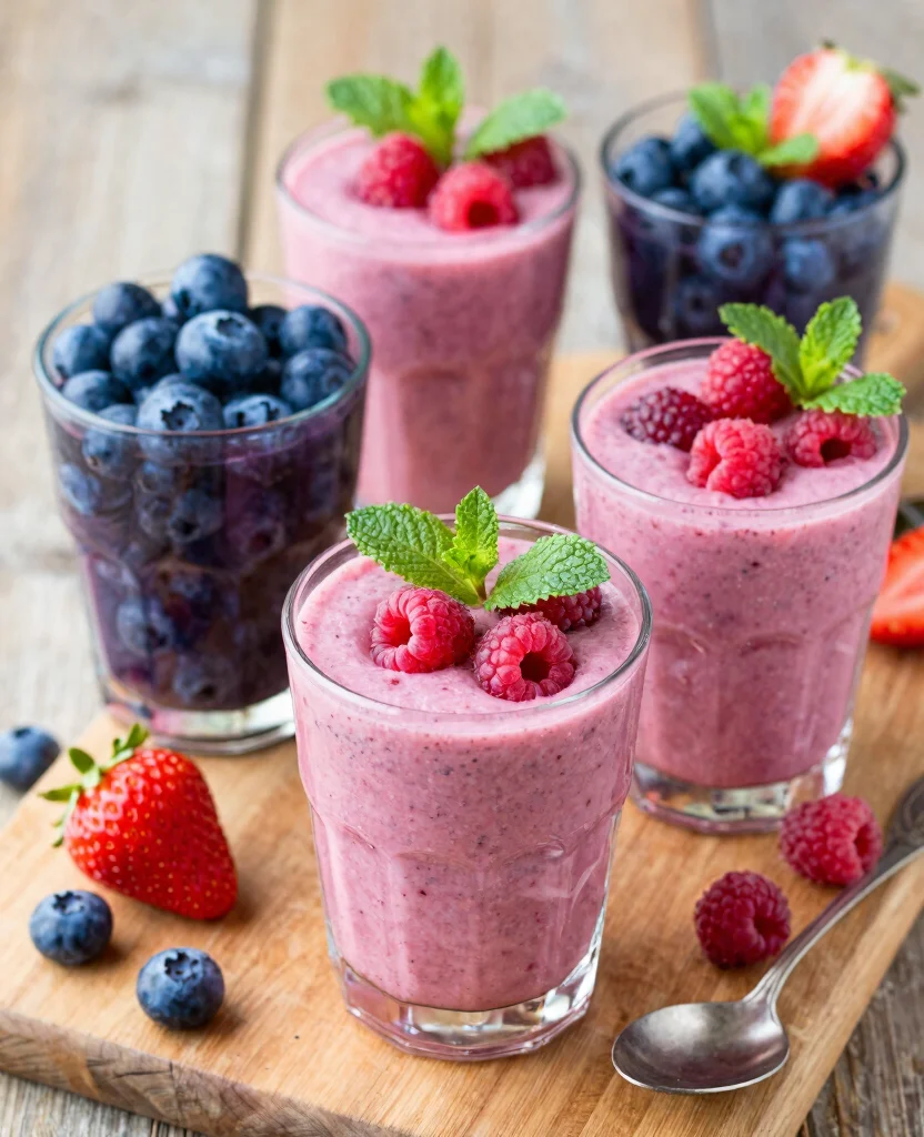 15 Juice It Up Recipes Smoothies You Can Copy At Home - 2. Berry Blast Smoothie 1