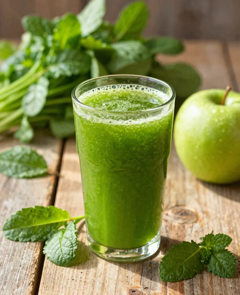 15 Parasite Cleanse Juice Recipes Inspired By Natural Herbs - 10. Herbal Green Detox Juice 1