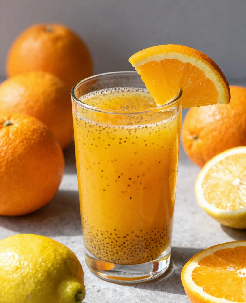 15 Parasite Cleanse Juice Recipes Inspired By Natural Herbs - 13. Chia Seed Citrus Detox 1