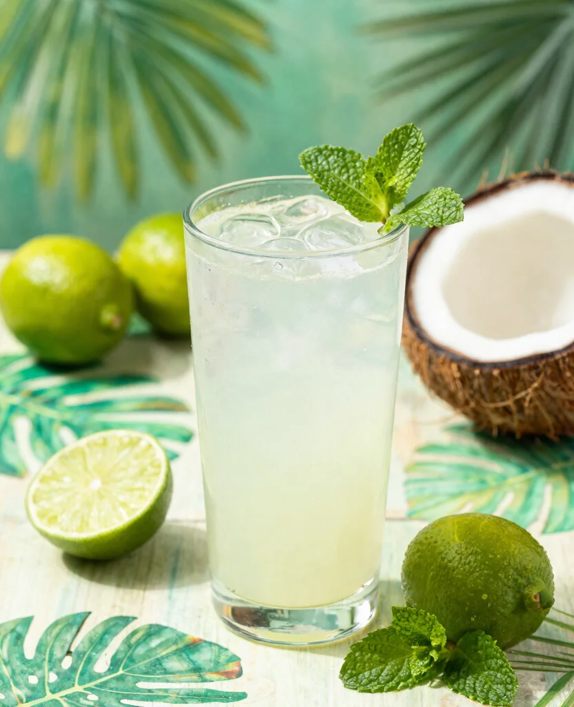 15 Parasite Cleanse Juice Recipes Inspired By Natural Herbs - 15. Cooling Coconut Lime Juice 1