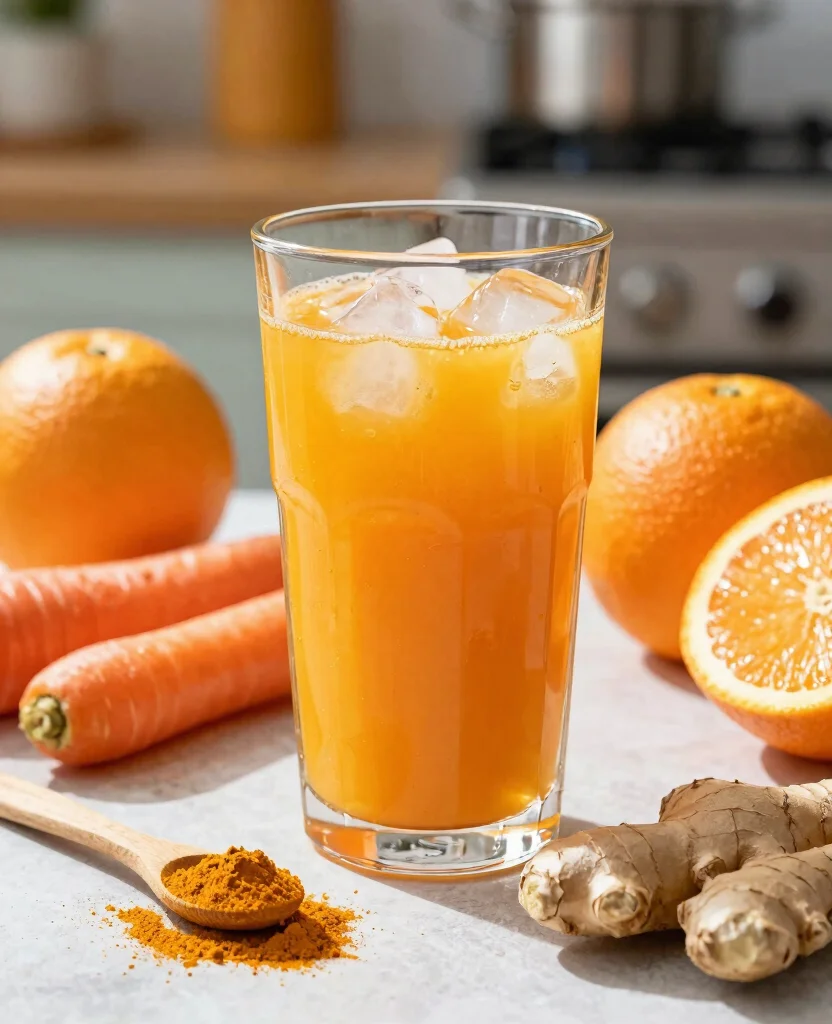 15 Parasite Cleanse Juice Recipes Inspired By Natural Herbs - 2. Spicy Ginger Turmeric Tonic 1