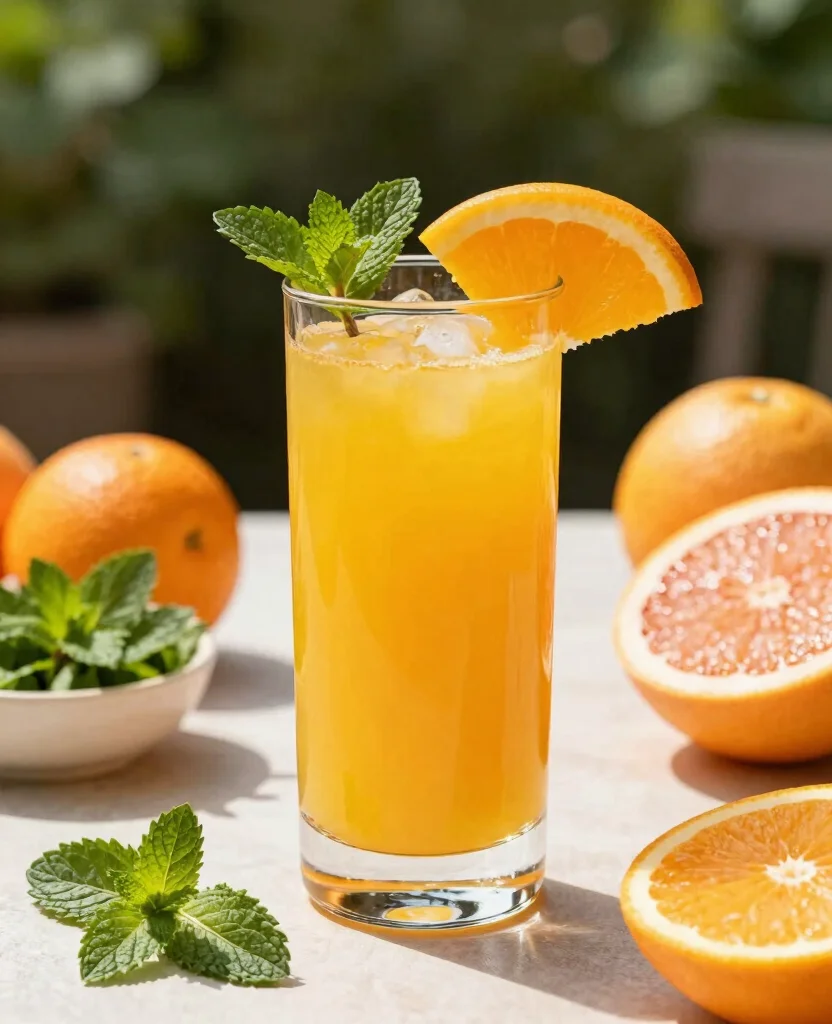 15 Parasite Cleanse Juice Recipes Inspired By Natural Herbs - 4. Citrus Mint Refresher 1