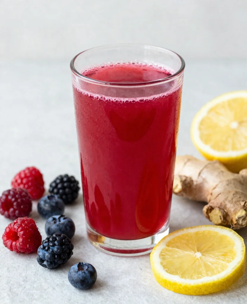 15 Parasite Cleanse Juice Recipes Inspired By Natural Herbs - 9. Anti-Inflammatory Berry Juice 1