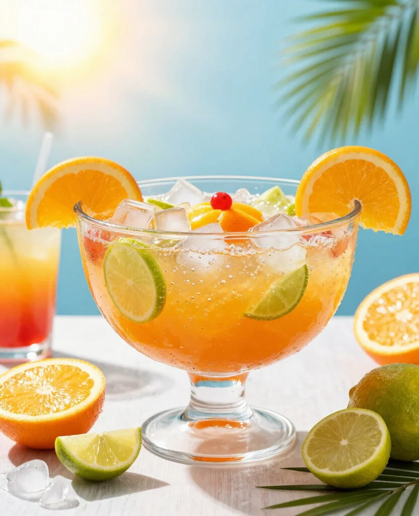 15 Pineapple Juice Recipes Drinks For Tropical Flavor - 2. Tropical Punch with Pineapple 1
