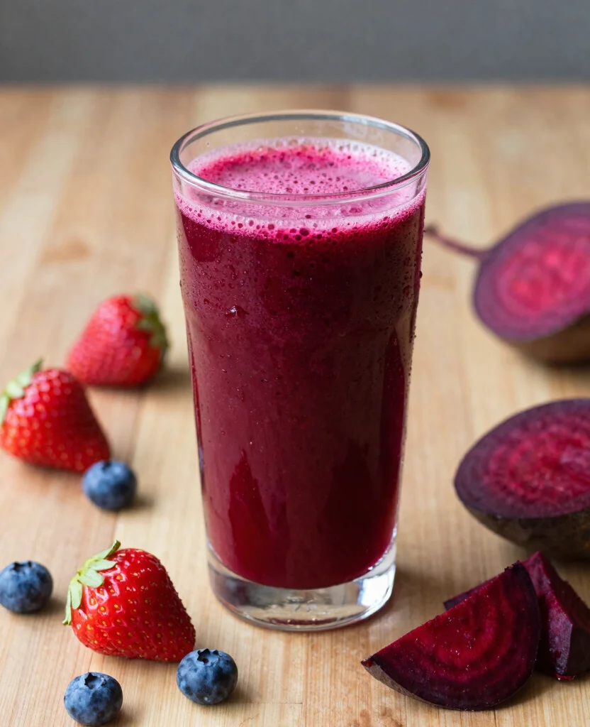 15 Refreshing Home Made Juice Recipes for a Healthy Detox - 10. Berry Beet Elixir 1