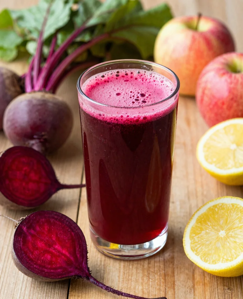 15 Refreshing Home Made Juice Recipes for a Healthy Detox - 3. Beetroot Power Juice 1