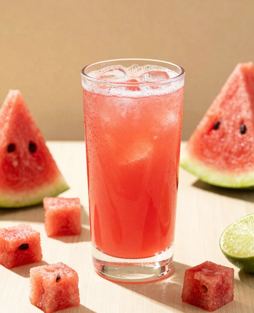 15 Refreshing Home Made Juice Recipes for a Healthy Detox - 8. Zesty Watermelon & Lime Juice 1