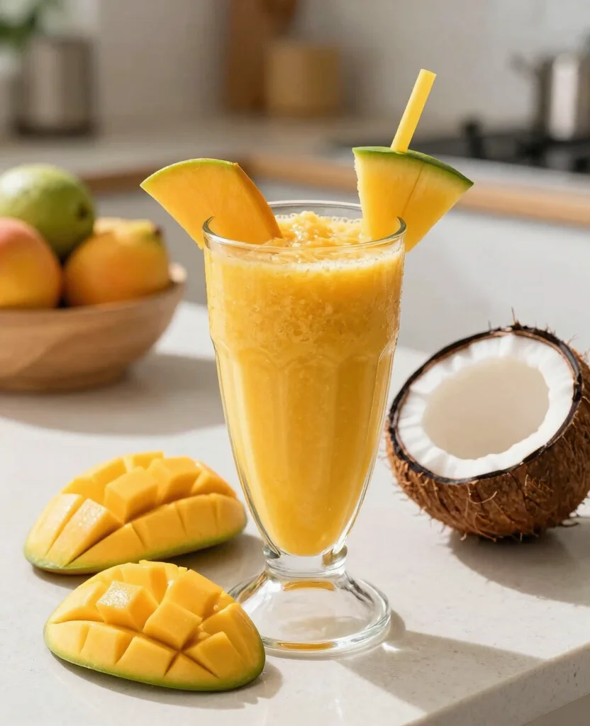 16 Boost Juice Recipes Australia Style Copycat Drinks - 1. Mango Magic Smoothie 1