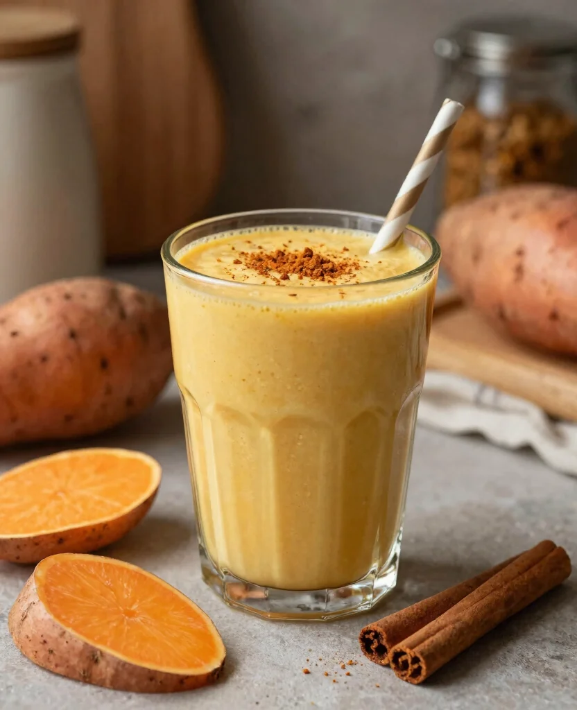 16 Boost Juice Recipes Australia Style Copycat Drinks - 13. Sweet Potato Smoothie 1