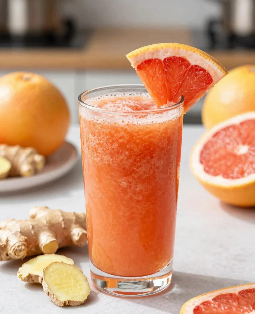 16 Boost Juice Recipes Australia Style Copycat Drinks - 14. Grapefruit Ginger Smoothie 1