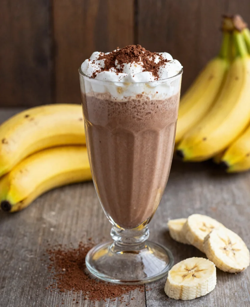 16 Boost Juice Recipes Australia Style Copycat Drinks - 15. Chocolate Banana Smoothie 1