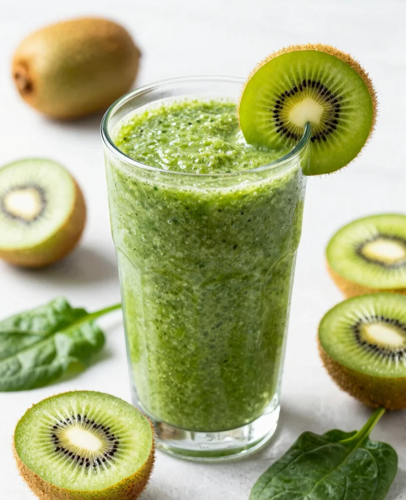 16 Boost Juice Recipes Australia Style Copycat Drinks - 16. Kiwi Spinach Smoothie 1