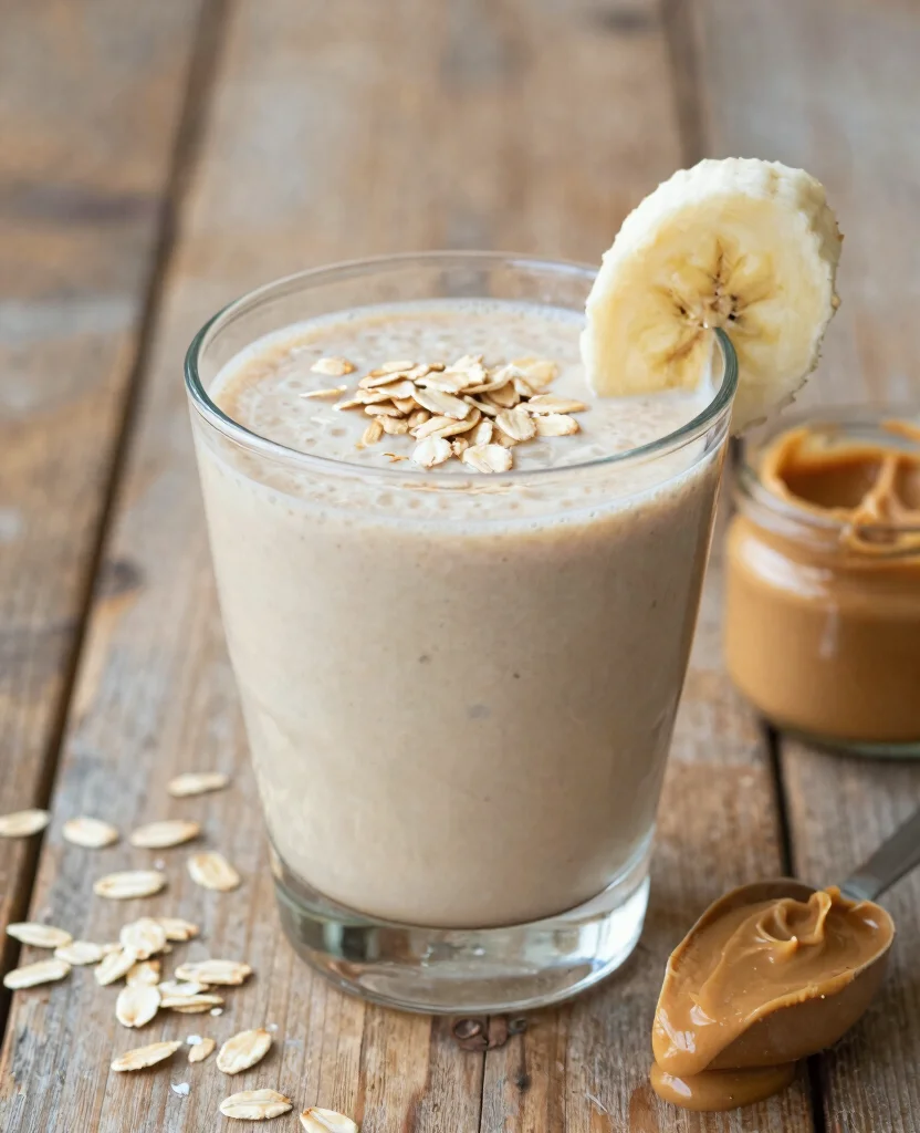 16 Booster Juice Recipes Copycat For Your Blender - 16. Peanut Butter Oatmeal Smoothie 1
