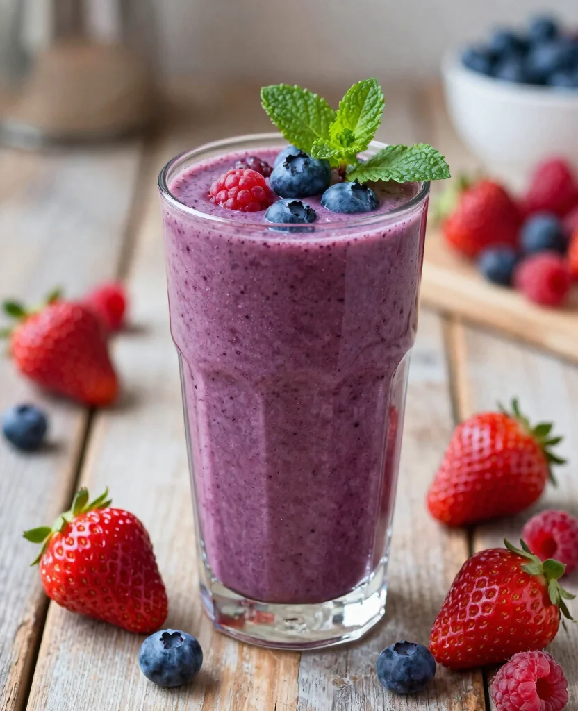 16 Booster Juice Recipes Copycat For Your Blender - 2. Berry Blast Smoothie 1