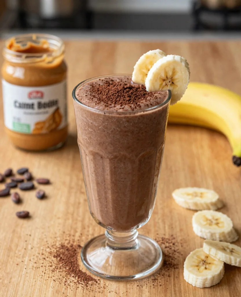 16 Booster Juice Recipes Copycat For Your Blender - 4. Chocolate Peanut Butter Bliss 1
