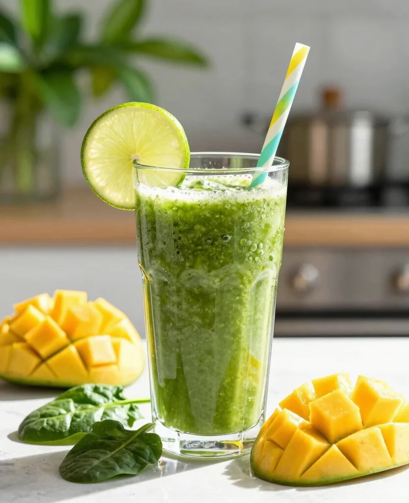 16 Booster Juice Recipes Copycat For Your Blender - 5. Tropical Green Smoothie 1