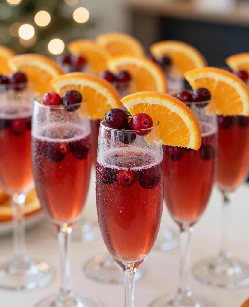 16 Cocktail Recipes With Cranberry Juice For Parties - 1. Cranberry Mimosa 1