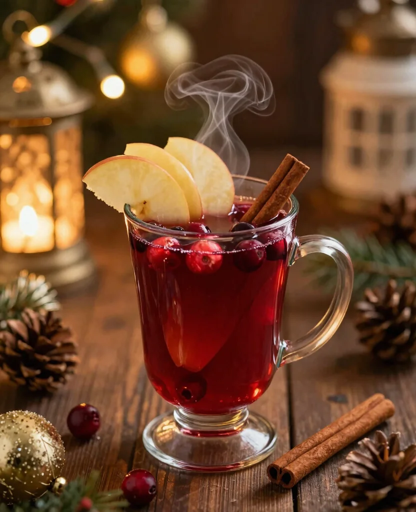 16 Cocktail Recipes With Cranberry Juice For Parties - 11. Hot Cranberry Cider 1