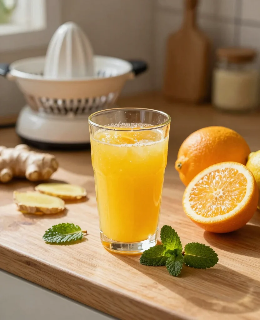 16 Immune Boosting Juice Recipes With Citrus And Ginger - 1. Classic Citrus Ginger Juice 1