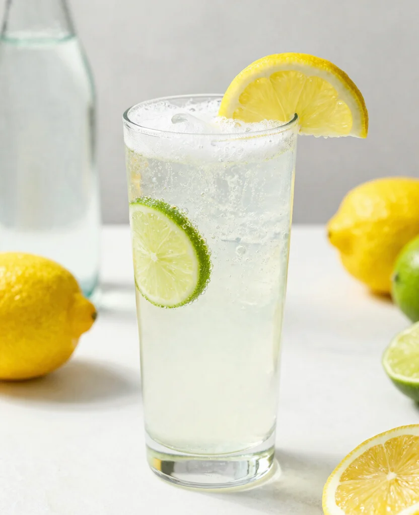 16 Immune Boosting Juice Recipes With Citrus And Ginger - 10. Lemon Lime Ginger Sparkler 1