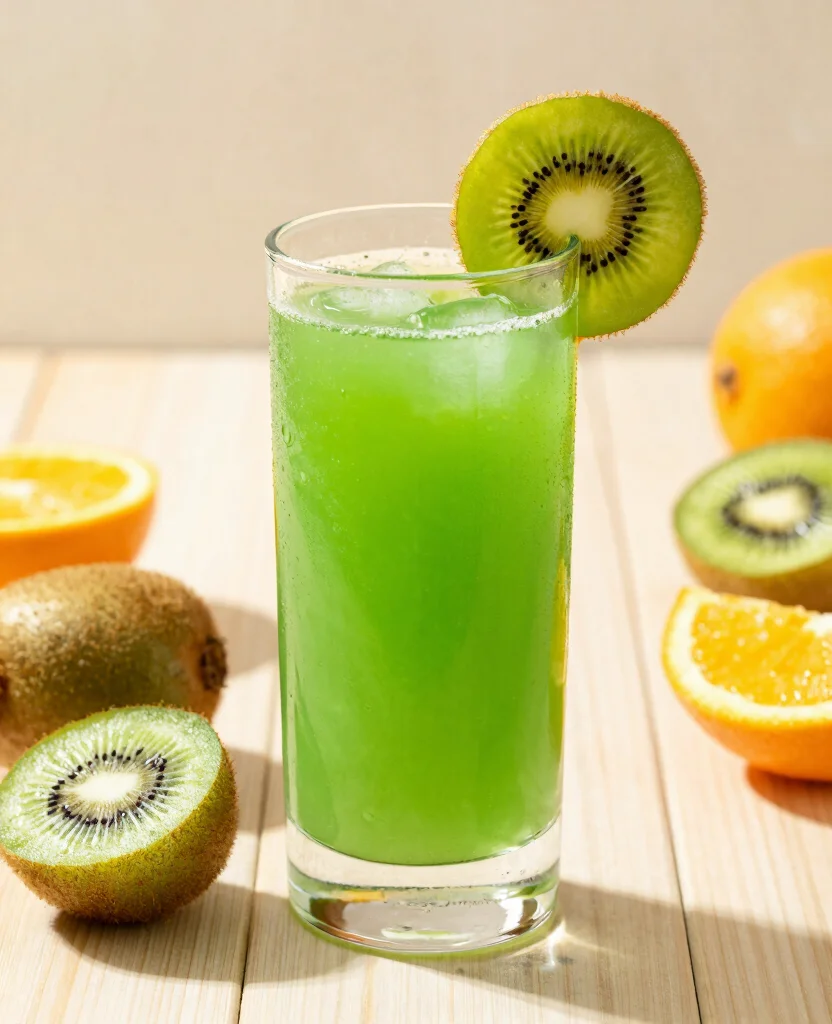 16 Immune Boosting Juice Recipes With Citrus And Ginger - 14. Kiwi Citrus Ginger Juice 1