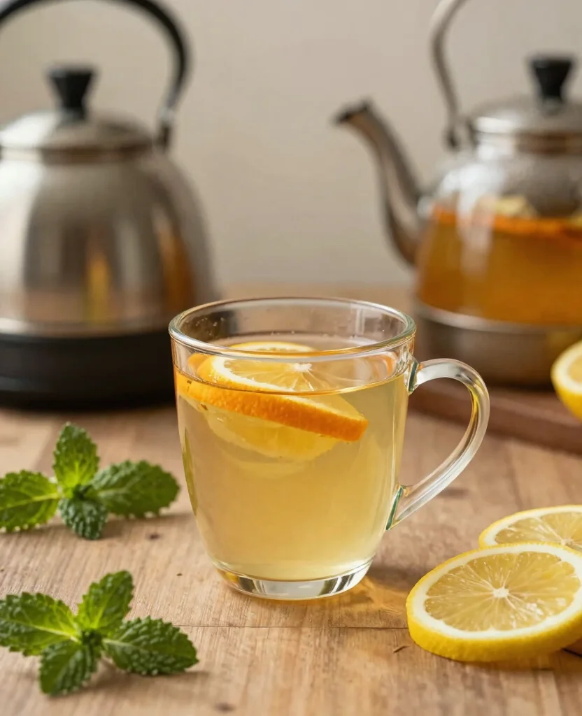 16 Immune Boosting Juice Recipes With Citrus And Ginger - 16. Herbal Citrus Ginger Infusion 1