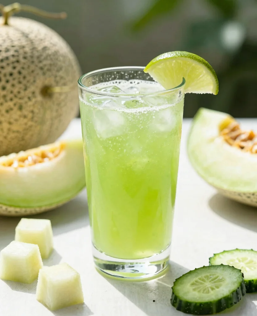 16 Juice Recipes For Skin That Help You Glow - 12. Honeydew Delight Juice 1