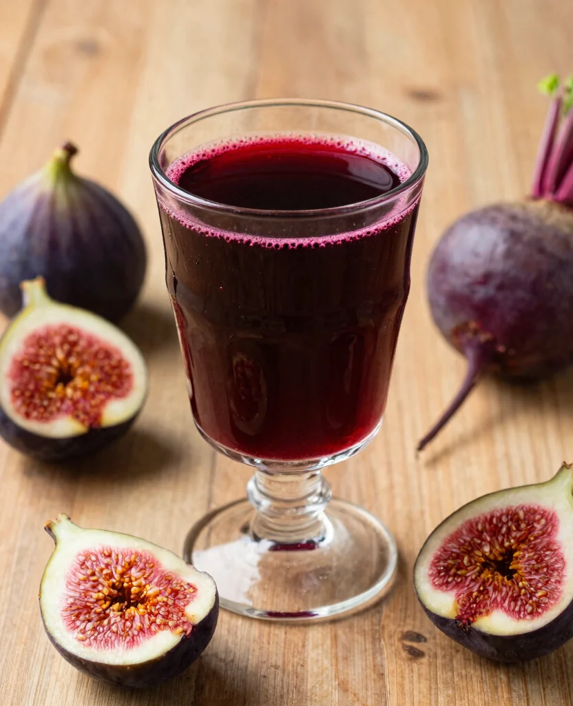 16 Juice Recipes With Beets For Energy And Stamina - 13. Beet and Fig Juice 1