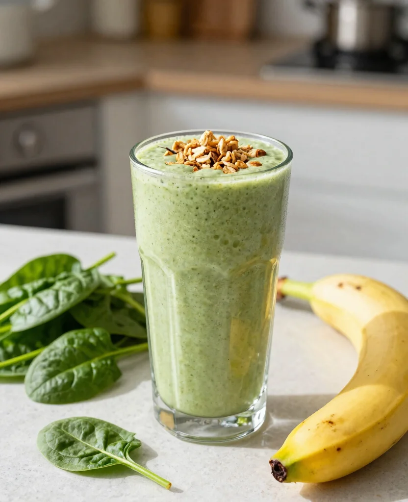 16 Liver Detox Juice Recipes For Gentle Cleansing - 14. Sweet Spinach Smoothie 1