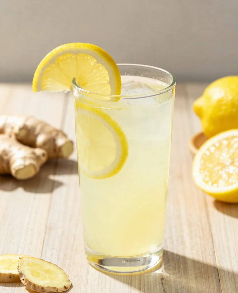 17 Detox Juice And Smoothie Recipes For A Fresh Start - 13. Lemon Ginger Detox Drink 1