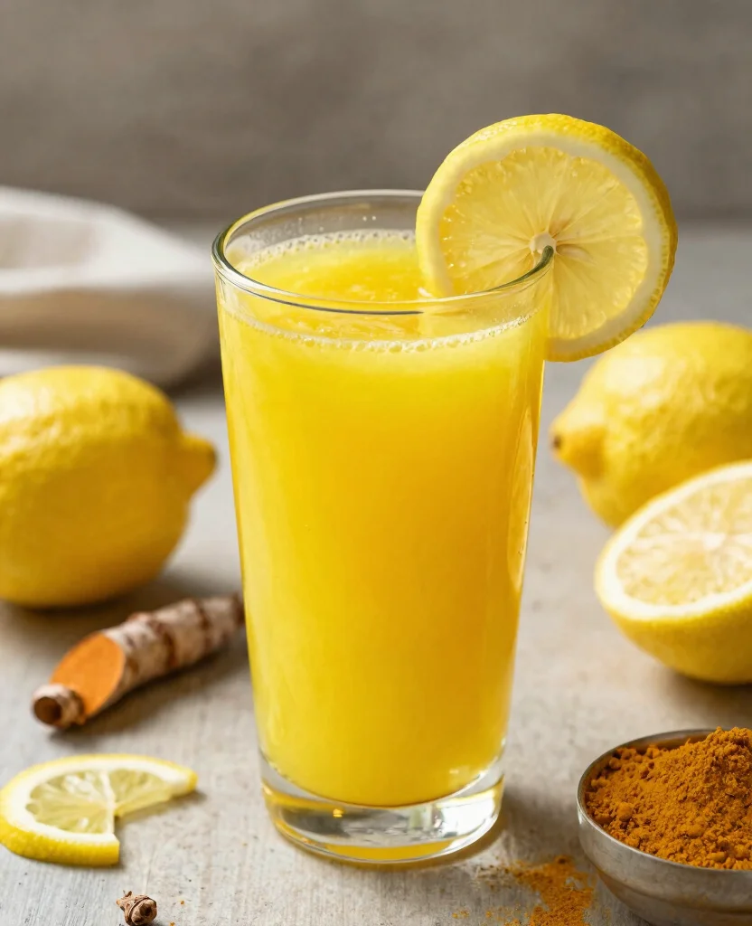 17 Detox Juice And Smoothie Recipes For A Fresh Start - 16. Spicy Turmeric Detox Drink 1