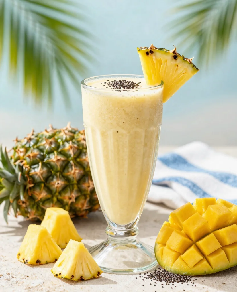 17 Detox Juice And Smoothie Recipes For A Fresh Start - 3. Tropical Paradise Smoothie 1