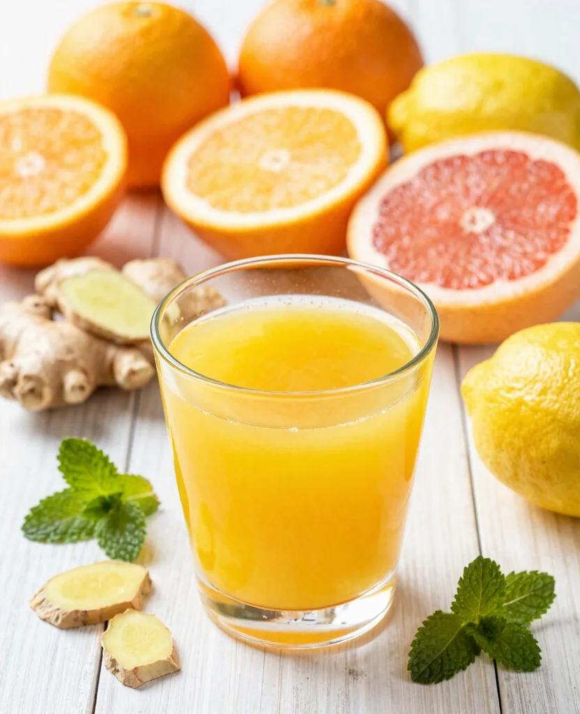 17 Detox Juice Recipes to Lose Belly Bloat Naturally - 2. Citrus Detox Delight 1