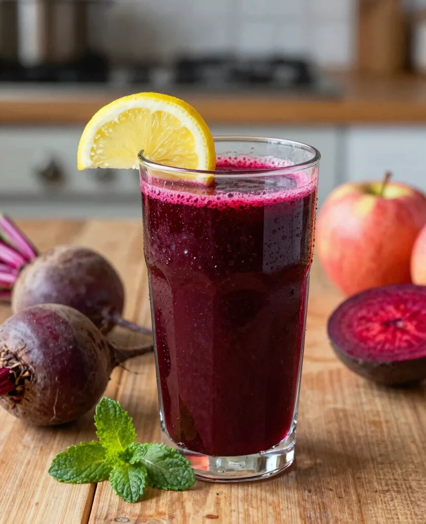 17 Detox Juice Recipes to Lose Belly Bloat Naturally - 3. Beetroot Bliss Juice 1