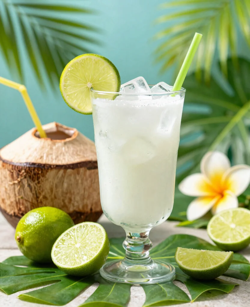 17 Fat Burning Juice Recipes To Support Weight Goals - 8. Coconut Lime Refresher 1