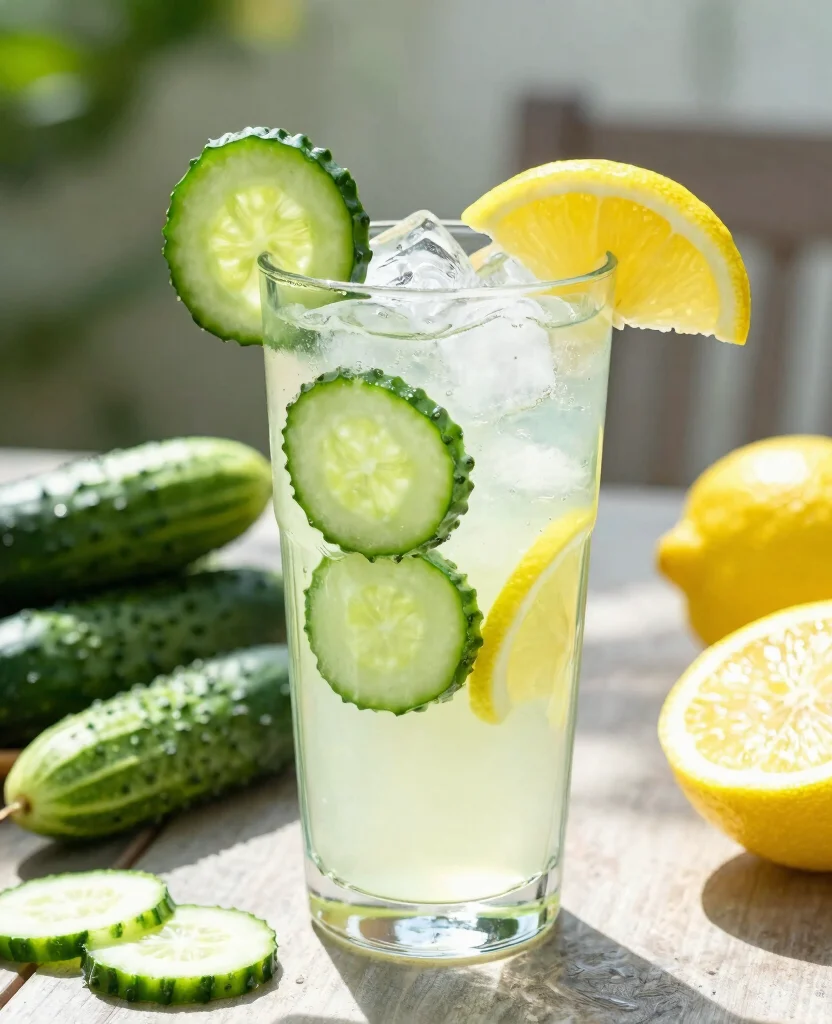 17 Fat Burning Juice Recipes To Support Weight Goals - 9. Cucumber Lemonade 1