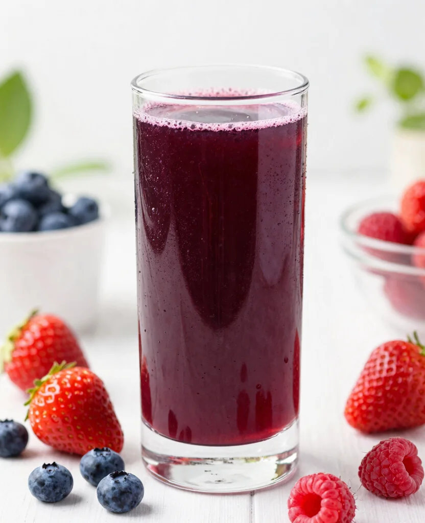 17 Healthy Juice Recipes for Immune System Support - 7. Berry Immune Defense Juice 1